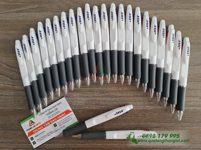 Bút BI Nhựa Ngòi 2 Màu Quà Tặng Nhân Viên