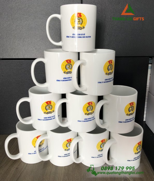 Ly Sứ Minh Long In Logo CÔNG ĐOÀN VIỆT NAM