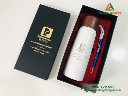 Bo qua tang (Binh giu nhiet+But)-Khac logo PETROLIMEX