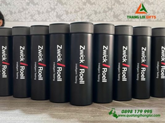 Bình Giữ Nhiệt Hiển Đèn Led Màu Đen - In Doanh Nghiệp Zwick/Roell