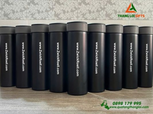 Bình Giữ Nhiệt Hiển Đèn Led Màu Đen - In Doanh Nghiệp Zwick/Roell