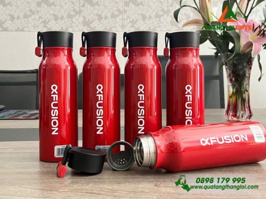 Binh Giu Nhiet Lock&Lock LHC4125 500ml Mau Do - In Logo FUSION