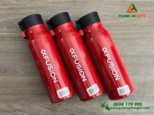 Binh Giu Nhiet Lock&Lock LHC4125 500ml Mau Do - In Logo FUSION