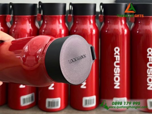 Binh Giu Nhiet Lock&Lock LHC4125 500ml Mau Do - In Logo FUSION