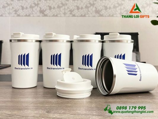 Ly Giu Nhiet 510ml Mau Trang - In Logo Doctranslate.io