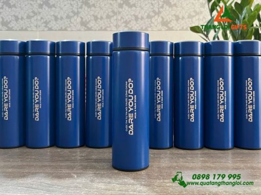 Binh Giu Nhiet Mau Xanh 500ml - Khac Logo Cuoc Thi DARE YOU DO