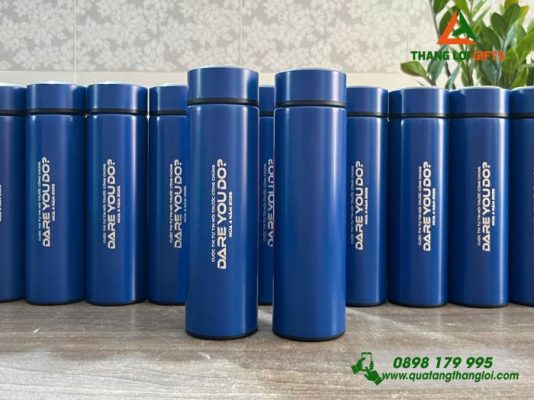 Binh Giu Nhiet Mau Xanh 500ml - Khac Logo Cuoc Thi DARE YOU DO
