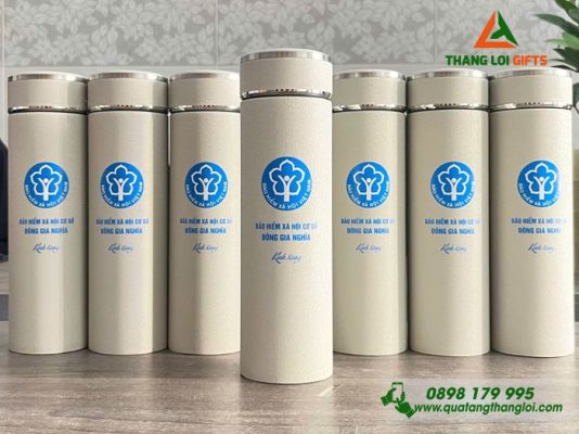 Binh Giu Nhiet Son Nham 2 Vach - In Logo Bao Hiem Xa Hoi Viet Nam