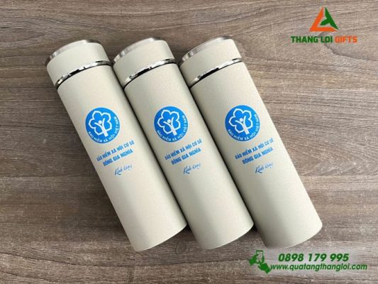 Binh Giu Nhiet Son Nham 2 Vach - In Logo Bao Hiem Xa Hoi Viet Nam