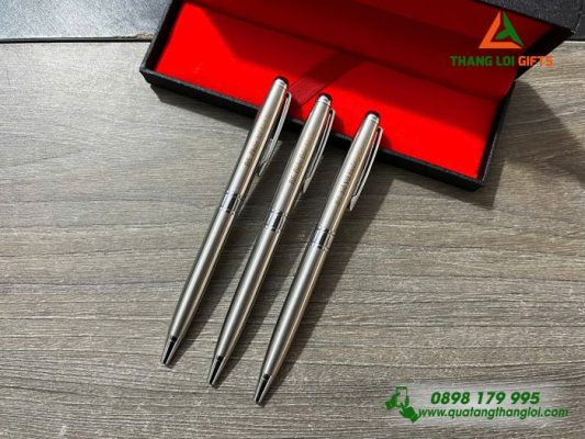 But Ky Kim Loai Xoay Mau Inox - Khac Logo Benh Vien Hoan My Da Nang