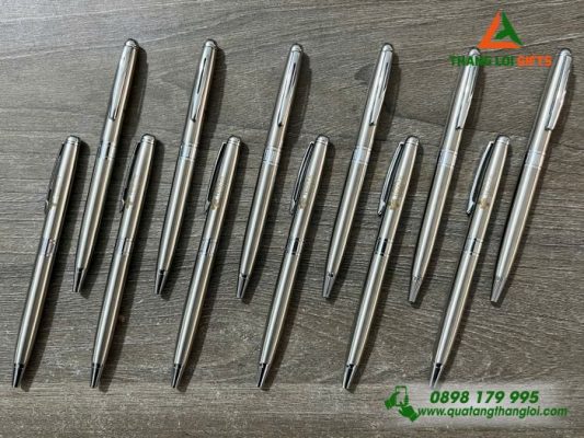 But Ky Kim Loai Xoay Mau Inox - Khac Logo Benh Vien Hoan My Da Nang