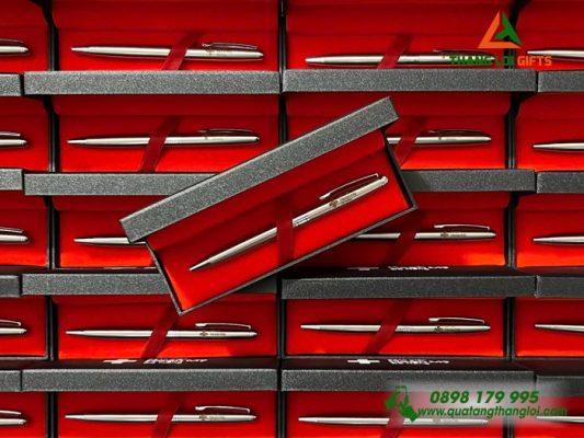 But Ky Kim Loai Xoay Mau Inox - Khac Logo Benh Vien Hoan My Da Nang