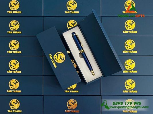 Hop But Nam Cham Mau Xanh - Ep Kim Logo Doanh Nghiep Tan Thanh