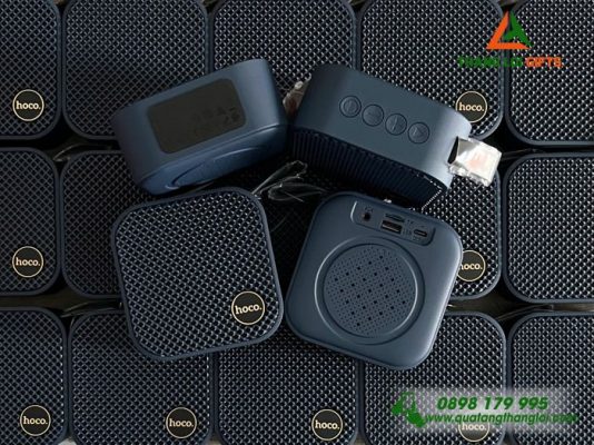 Loa Bluetooth Mau Xanh Navy - In Logo Dong Mau Anh Hung