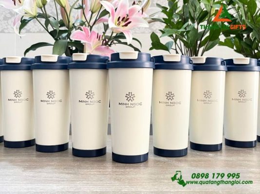Ly Giu Nhiet 530ml Nap Xanh - Khac Logo Minh Ngoc Group