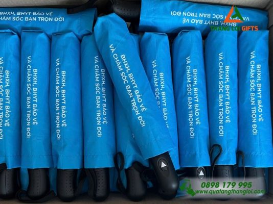 O Du Cam Tay Gap 3 Mau Xanh - In Logo Bao Hiem Xa Hoi Viet Nam