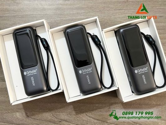 Pin Sac Du Phong ANKER 25.000mAh - In Logo Doanh Nghiep Ortholite