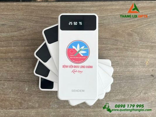 Pin Sac Du Phong SENDEM 10.000mAh - In Logo Benh Vien DKKV Long Khanh 