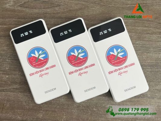 Pin Sac Du Phong SENDEM 10.000mAh - In Logo Benh Vien DKKV Long Khanh 