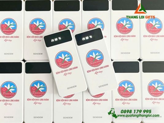 Pin Sac Du Phong SENDEM 10.000mAh - In Logo Benh Vien DKKV Long Khanh 