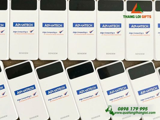 Pin Sac Du Phong SENDEM 10.000mAh - In Logo Doanh Nghiep ADVANTECH 