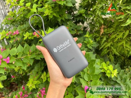 Pin Sac Du Phong Xiaomi 20.000mAh - In logo Doanh Nghiep Ortholite
