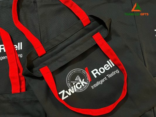 Tui Vai Canvas Mau Den - In Logo Doanh Nghiep Zwick Roell Group