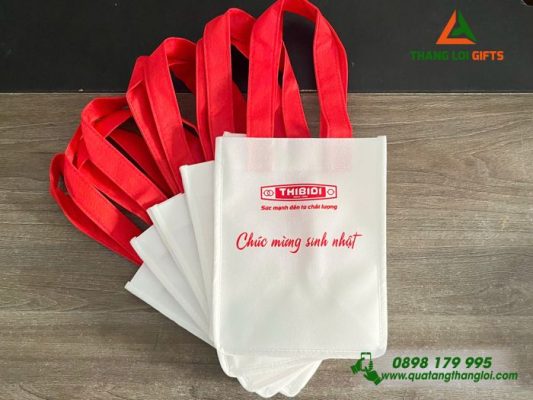 Tui Vai Khong Det Mini - In Logo Doanh Nghiep THIBIDI
