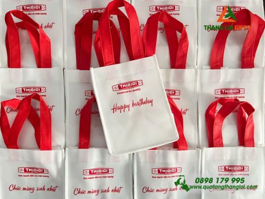 Tui Vai Khong Det Mini - In Logo Doanh Nghiep THIBIDI