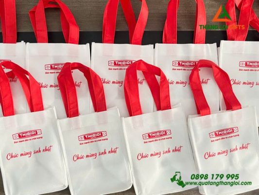 Tui Vai Khong Det Mini - In Logo Doanh Nghiep THIBIDI