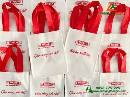 Tui Vai Khong Det Mini - In Logo Doanh Nghiep THIBIDI
