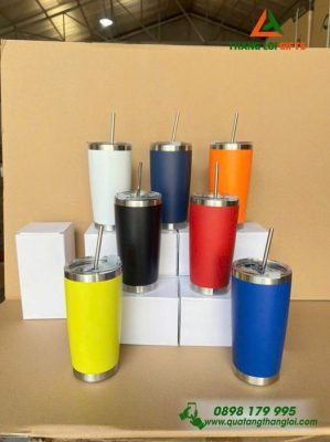 Ly Giữ Nhiệt Inox Cao Cấp 600ML In Khắc Logo Theo Yêu Cầu