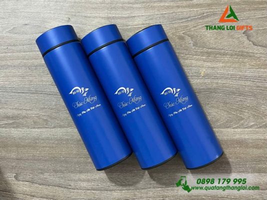 Binh Giu Nhiet Mau Xanh 500ml - Khac Logo Liên Hiep Phu Nu 20-10 
