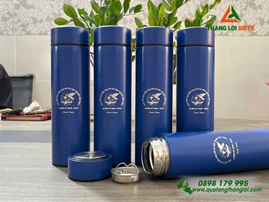 Binh Giu Nhiet Mau Xanh 500ml - Khac Logo Liên Hiep Phu Nu 20-10 