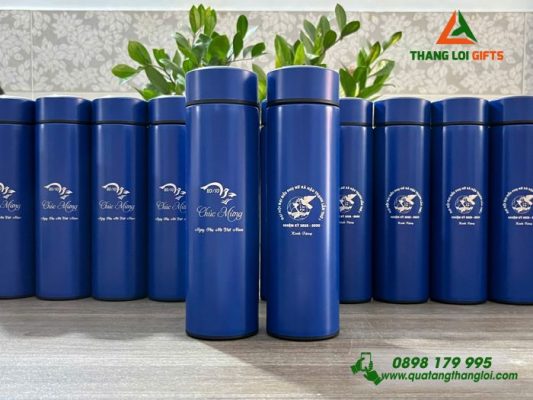 Binh Giu Nhiet Mau Xanh 500ml - Khac Logo Liên Hiep Phu Nu 20-10 