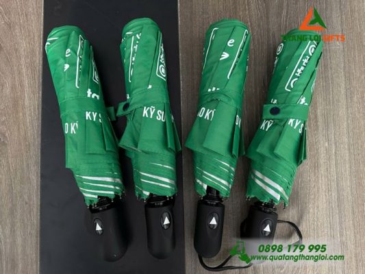 Du cam tay mau xanh in ten cong ty GA Consultant Co.,Ltd