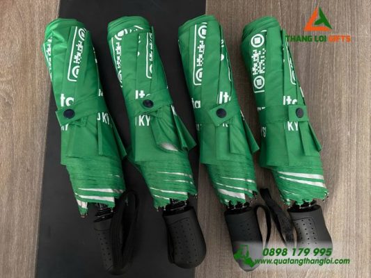 Du cam tay mau xanh in ten cong ty GA Consultant Co.,Ltd