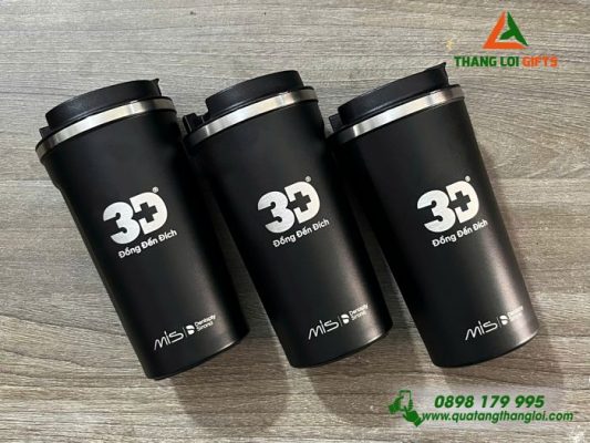 Ly Giu Nhiet 510ml Mau Den - Khac Logo Y Nha Khoa 3D