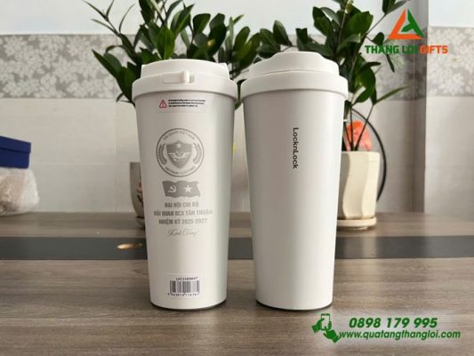Ly Giu Nhiet Lock&Lock LHC3249 550ml - Khac Logo Hai Quan Viet Nam 