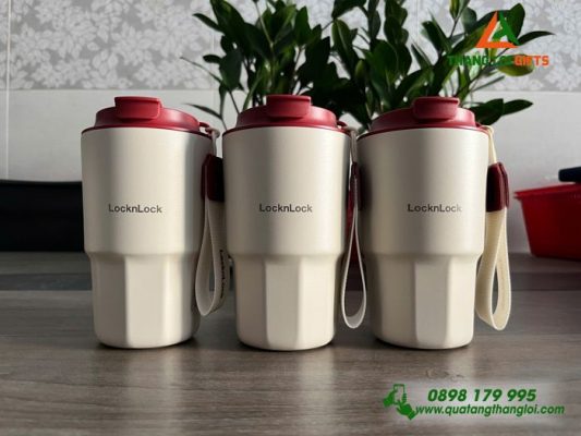 Ly Giữ Nhiệt Lock&Lock LHC4340 450ml – In Logo Tâm Việt Education