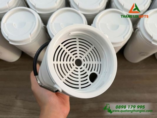Ly Giu Nhiet Lock&Lock LHC4269 540ml Mau Trang - Khac Logo Growing Together 
