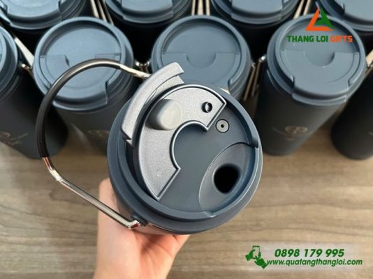 Ly Giu Nhiet Lock&Lock LHC4269 540ml Mau Xanh Navy - Khac Logo Doanh Nghiep BAYER