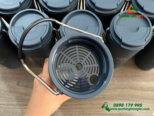 Ly Giu Nhiet Lock&Lock LHC4269 540ml Mau Xanh Navy - Khac Logo Doanh Nghiep BAYER