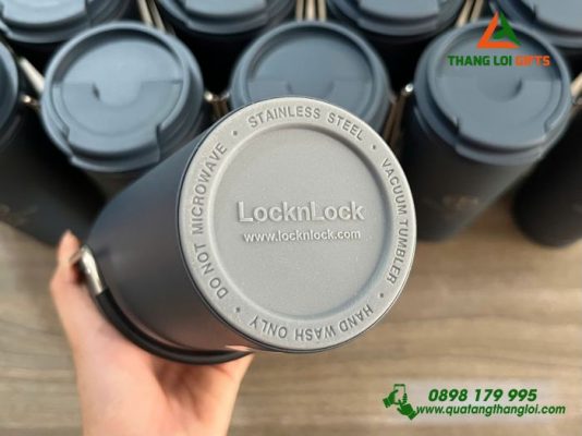 Ly Giu Nhiet Lock&Lock LHC4269 540ml Mau Xanh Navy - Khac Logo Doanh Nghiep BAYER