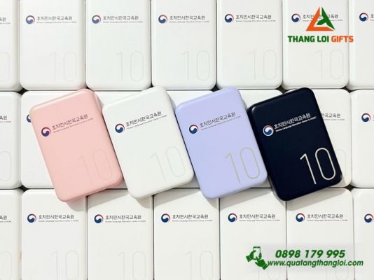 Pin Sac Du Phong Remax 10.000mAh - In Logo Trung Tam Ngon Ngu Tieng Han