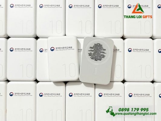 Pin Sac Du Phong Remax 10.000mAh - In Logo Trung Tam Ngon Ngu Tieng Han
