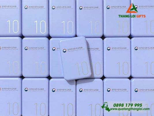 Pin Sac Du Phong Remax 10.000mAh - In Logo Trung Tam Ngon Ngu Tieng Han
