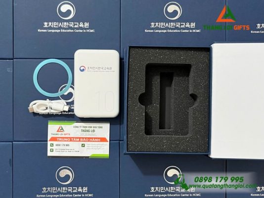 Pin Sac Du Phong Remax 10.000mAh - In Logo Trung Tam Ngon Ngu Tieng Han