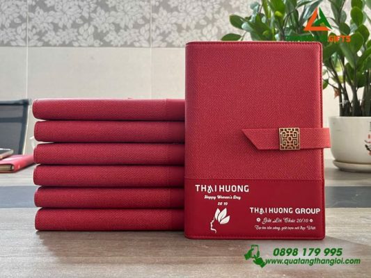 So Tay Bia Cong Mau Do - In Logo Doanh Nghiep THAI HUONG