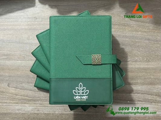 So Tay Bia Cong Mau Xanh La - In Logo LIEN VIET XANH